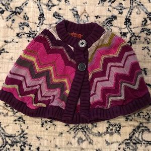 COPY - Girls Missoni cape/poncho size XS in Ex Cond!